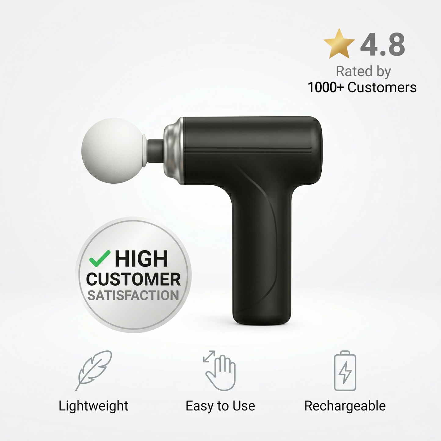 Deep Tissue Body Massager Gun for Pain Relief & Muscle Recovery